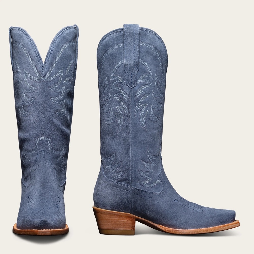 Tecovas - The Annie - Indigo Suede- Discontinued color {Size 6.5}